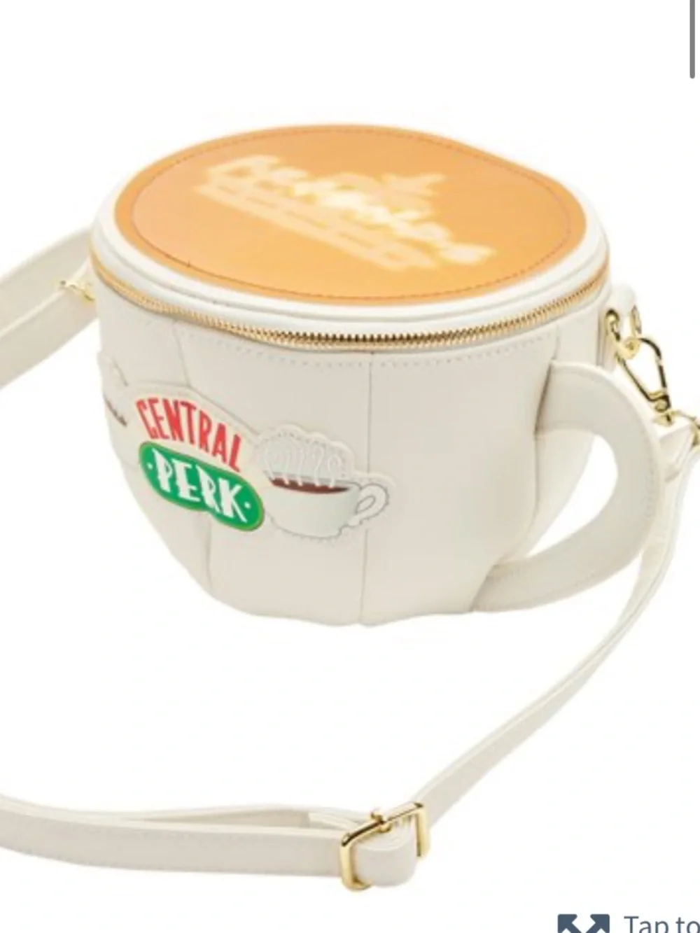 LOUNGEFLY CENTRAL PERK FRIENDS COFFE MUG CROSSBODY  PURSE
